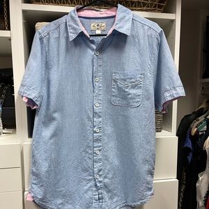 Mens True Grit Small short sleeve button up